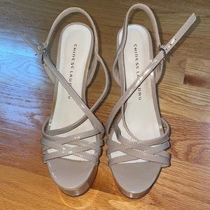 Chinese Laundry Heels, platform heel, nude heel, strappy heel